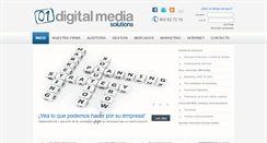 Desktop Screenshot of 01digitalmedia.com